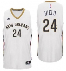 New Orleans Pelicans #24 Buddy Heild Home White New Swingman Jersey