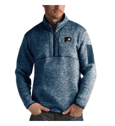 Men's Philadelphia Flyers Antigua Fortune Quarter-Zip Pullover Jacket Royal