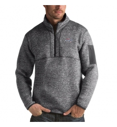 Men's Washington Capitals Antigua Fortune Quarter-Zip Pullover Jacket Black