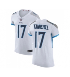 Men's Tennessee Titans #17 Ryan Tannehill White Vapor Untouchable Elite Player Football Jersey