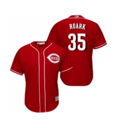 Youth Cincinnati Reds #35 Tanner Roark Replica Red Alternate Cool Base Baseball Jersey