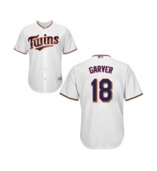 Youth Minnesota Twins #18 Mitch Garver Replica White Home Cool Base Baseball Jersey