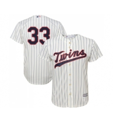 Youth Minnesota Twins #33 Martin Perez Replica Cream Alternate Cool Base Baseball Jersey