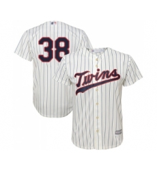 Youth Minnesota Twins #38 Blake Parker Replica Cream Alternate Cool Base Baseball Jersey