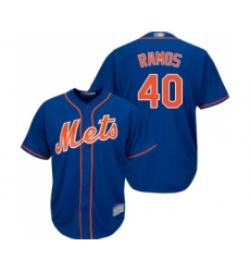 Men's New York Mets #40 Wilson Ramos Replica Royal Blue Alternate Home Cool Base Baseball Jersey