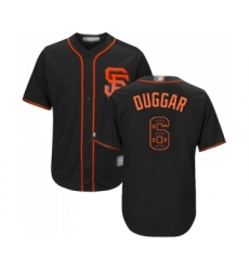 Men's San Francisco Giants #6 Steven Duggar Authentic Black Team Logo Fashion Cool Base Baseball Jersey
