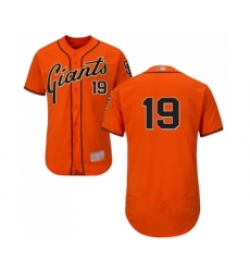 Men's San Francisco Giants #19 Tyler Austin Orange Alternate Flex Base Authentic Collection Baseball Jersey