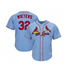 Men's St. Louis Cardinals #32 Matt Wieters Replica Light Blue Alternate Cool Base Baseball Jersey
