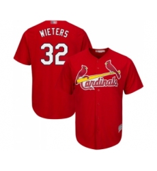 Men's St. Louis Cardinals #32 Matt Wieters Replica Red Cool Base Baseball Jersey