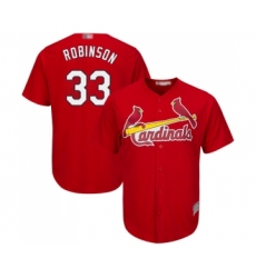 Youth St. Louis Cardinals #33 Drew Robinson Replica Red Alternate Cool Base Baseball Jersey