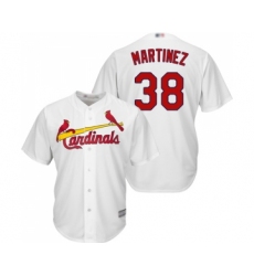 Youth St. Louis Cardinals #38 Jose Martinez Replica White Home Cool Base Baseball Jersey