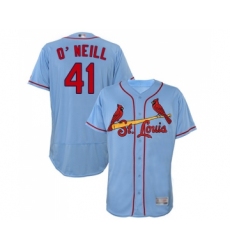 Men's St. Louis Cardinals #41 Tyler O Neill Light Blue Alternate Flex Base Authentic Collection Baseball Jersey