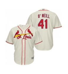 Youth St. Louis Cardinals #41 Tyler O Neill Replica Cream Alternate Cool Base Baseball Jersey
