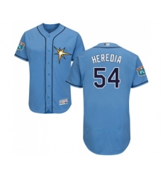 Men's Tampa Bay Rays #54 Guillermo Heredia Columbia Alternate Flex Base Authentic Collection Baseball Jersey