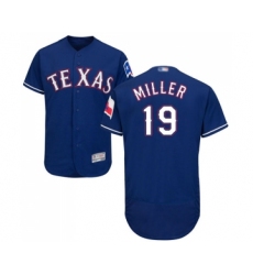 Men's Texas Rangers #19 Shelby Miller Royal Blue Alternate Flex Base Authentic Collection Baseball Jersey