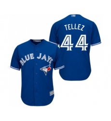 Men's Toronto Blue Jays #44 Rowdy Tellez Replica Blue Alternate Baseball Jersey