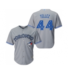 Youth Toronto Blue Jays #44 Rowdy Tellez Replica Grey Road Baseball Jersey