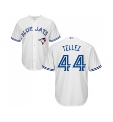 Youth Toronto Blue Jays #44 Rowdy Tellez Replica White Home Baseball Jersey