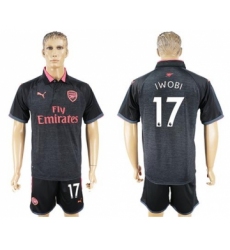 Arsenal #17 Iwobi Sec Away Soccer Club Jersey