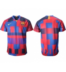 Barcelona Blank 20th Anniversary Stadium Soccer Club Jersey