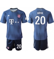 Bayern Munchen #20 Gotze Third Soccer Club Jersey