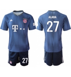 Bayern Munchen #27 Alaba Third Soccer Club Jersey