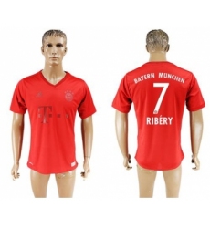 Bayern Munchen #7 Ribery Marine Environmental Protection Home Soccer Club Jersey
