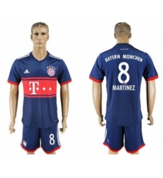 Bayern Munchen #8 Martinez Away Soccer Club Jersey