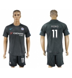 Chelsea #11 Pedro Black Soccer Club Jersey