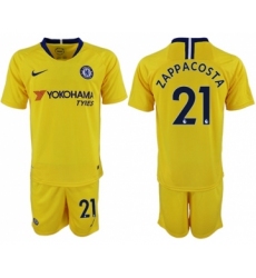 Chelsea #21 Zappacosta Away Soccer Club Jersey