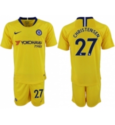 Chelsea #27 Christensen Away Soccer Club Jersey