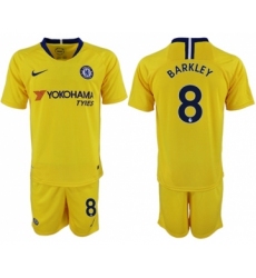 Chelsea #8 Barkley Away Soccer Club Jersey