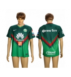 Club De Futbol America Blank Green Soccer Club Jersey