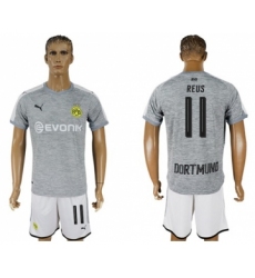 Dortmund #11 Reus Grey Soccer Club Jersey