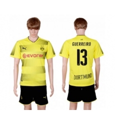 Dortmund #13 Guerreiro Home Soccer Club Jersey