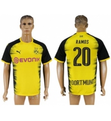 Dortmund #20 Ramos Yellow Soccer Club Jersey