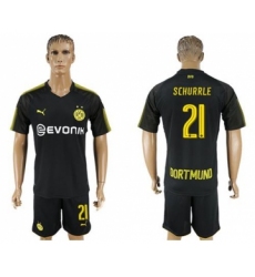 Dortmund #21 Schurrle Away Soccer Club Jersey