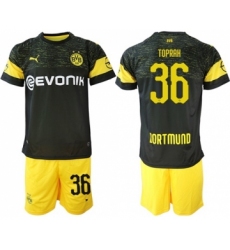 Dortmund #36 Toprak Away Soccer Club Jersey