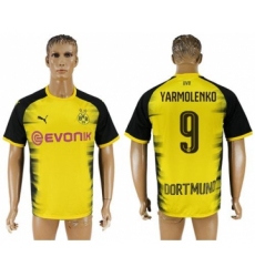 Dortmund #9 Yarmolenko Yellow Soccer Club Jersey