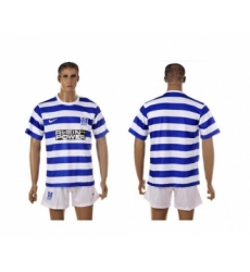 Duisburg Blank Home Soccer Club Jersey