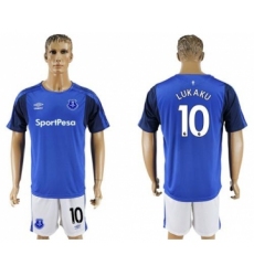 Everton #10 Lukaku Home Soccer Club Jersey