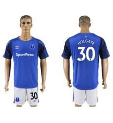Everton #30 Holgate Home Soccer Club Jersey