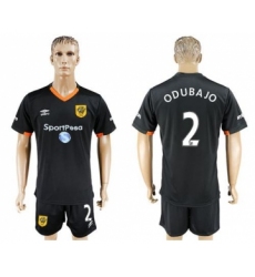 Hull City #2 Odubajo Away Soccer Club Jersey