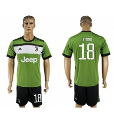 Juventus #18 Lemina SEC Away Soccer Club Jersey