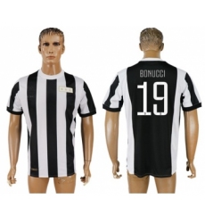 Juventus #19 Bonucci 120th Anniversary Soccer Club Jersey