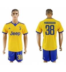 Juventus #38 Mandragora Away Soccer Club Jersey