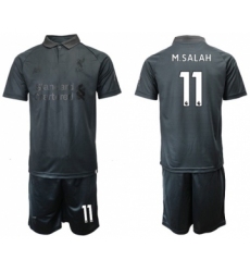 Liverpool #11 M.Salah Black Soccer Club Jersey