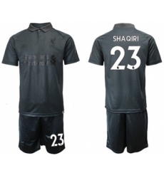 Liverpool #23 Shaqiri Black Soccer Club Jersey