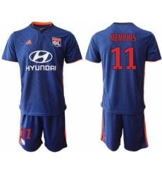 Lyon #11 Memphis Away Soccer Club Jersey