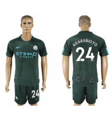 Manchester City #24 Adarabioyo Sec Away Soccer Club Jersey